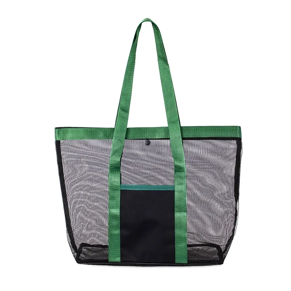 Sacola em tela de PVC personalizada, cor verde