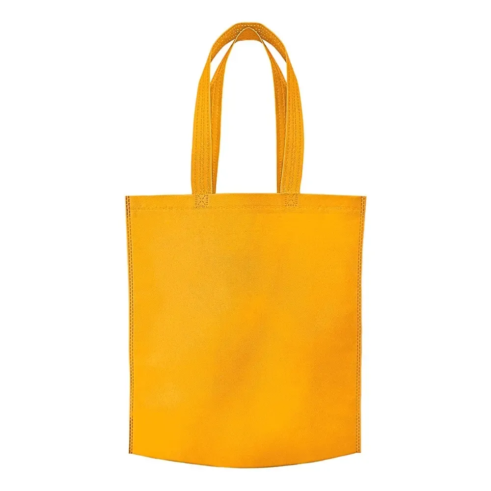 Sacola de TNT personalizada, cor amarela