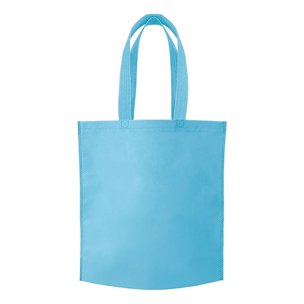 Sacola de TNT personalizada, cor azul bebê