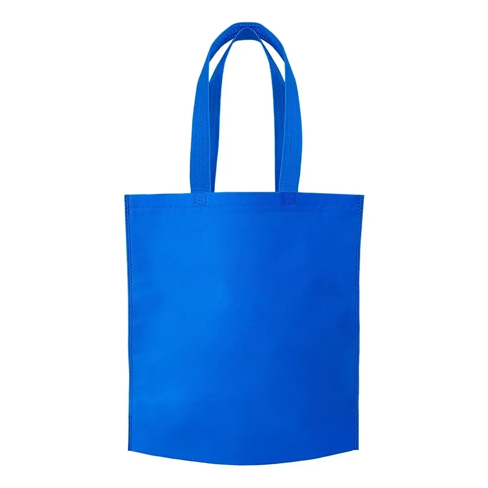 Sacola de TNT personalizada, cor azul claro