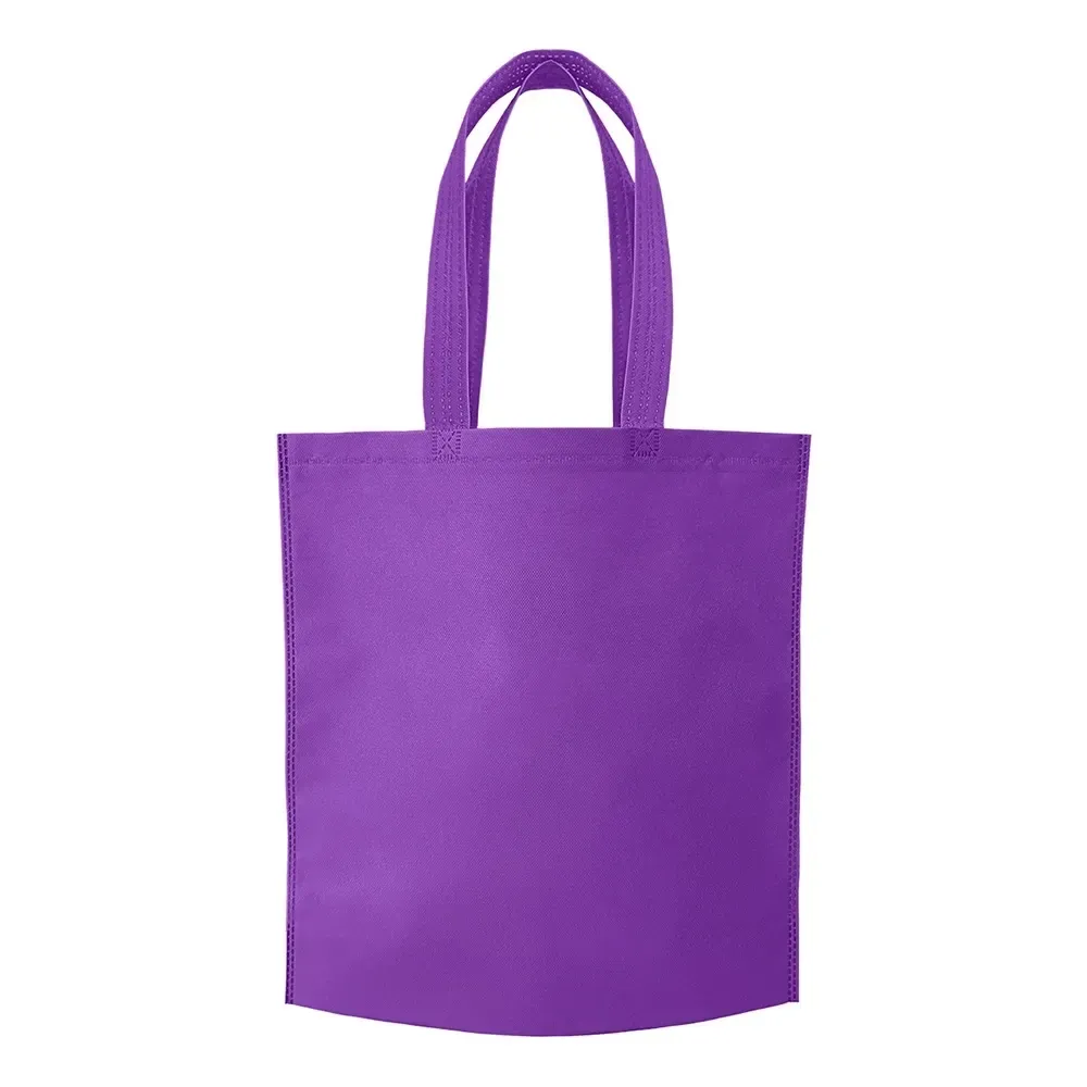 Sacola de TNT personalizada, cor roxa