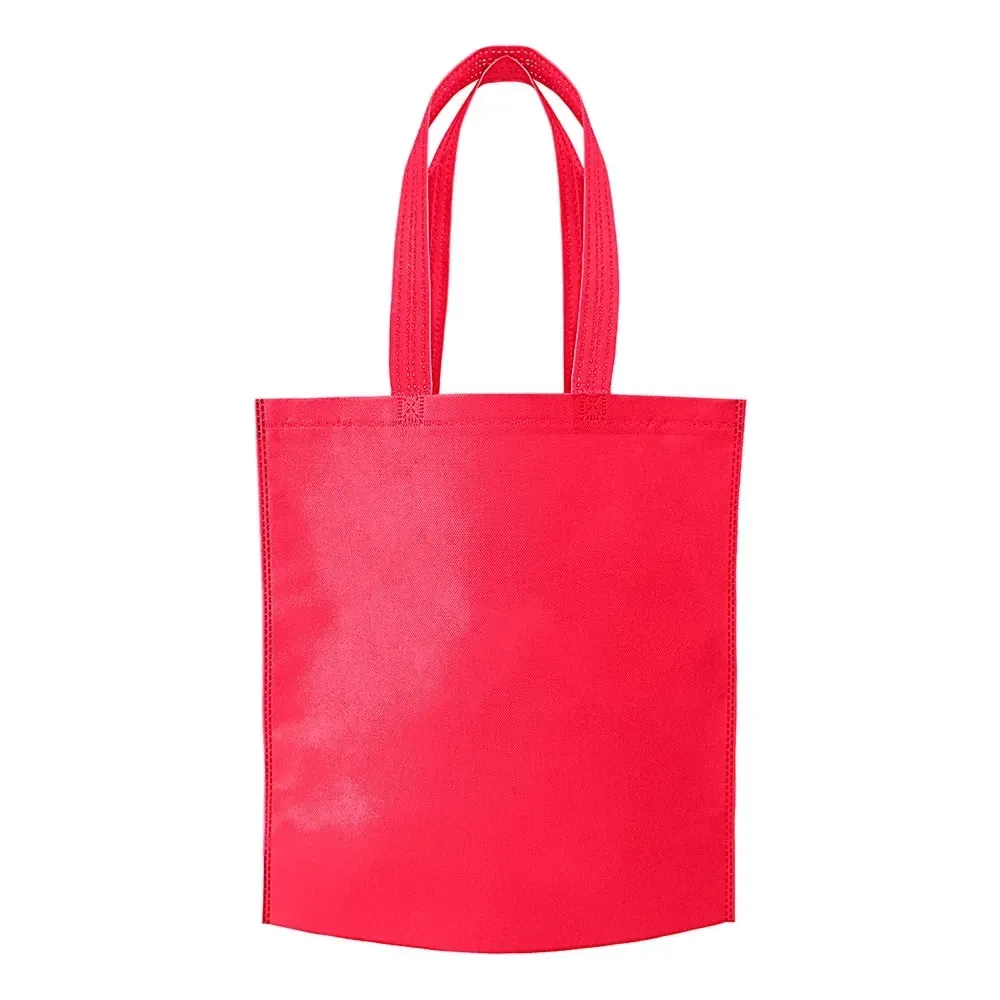 Sacola de TNT personalizada, cor vermelha