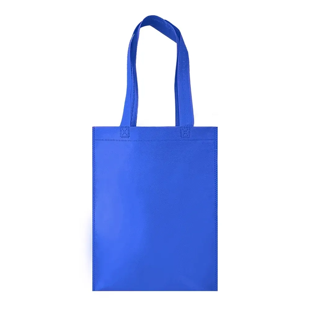 Sacola de TNT personalizada pequena, cor azul claro