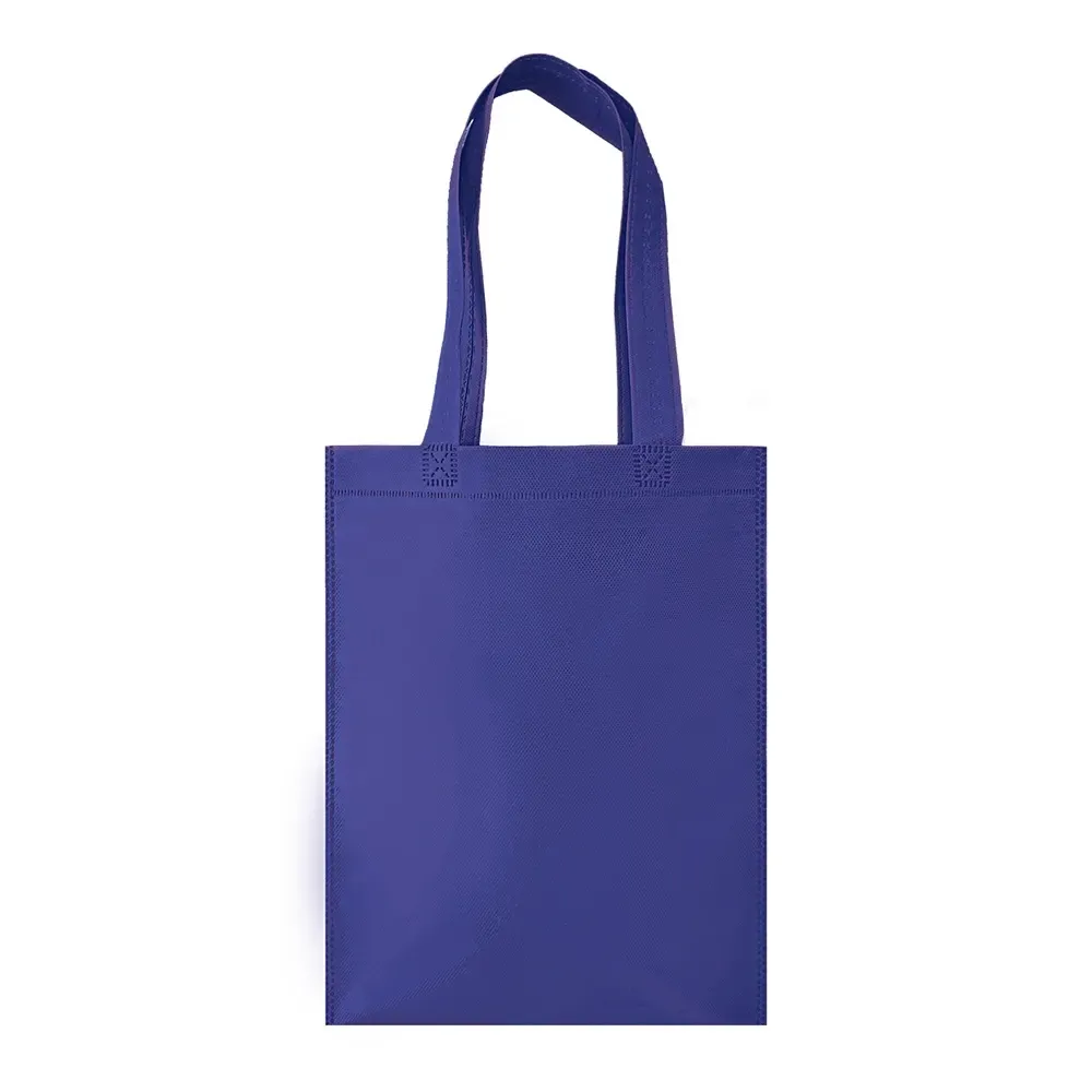 Sacola de TNT personalizada pequena, cor azul escuro