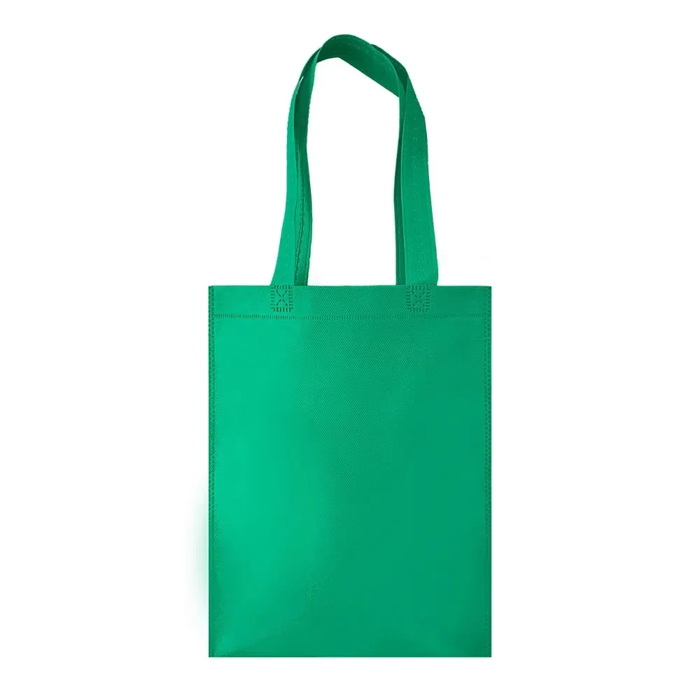 Sacola de TNT personalizada pequena, cor verde