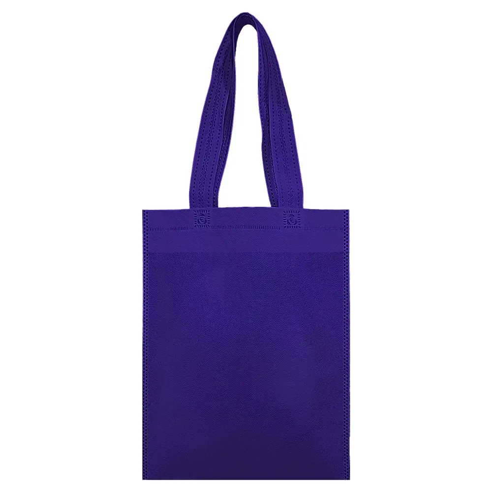 Sacola de TNT biodegradável personalizada, cor azul escuro