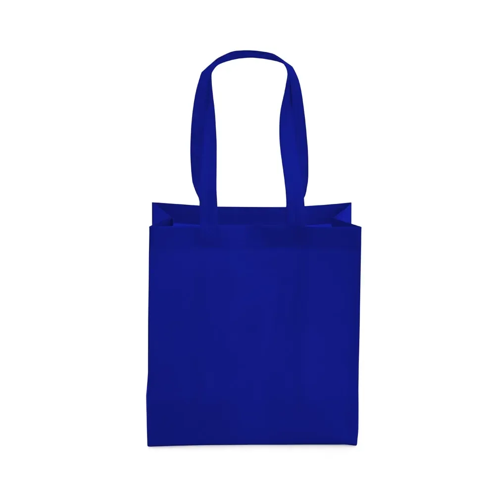 Sacola de TNT laminado personalizada, cor azul