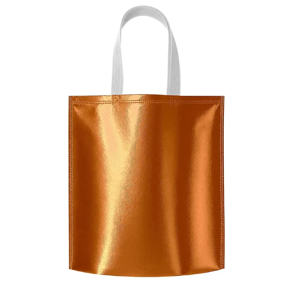 Sacola de TNT metalizada personalizada, cor cobre