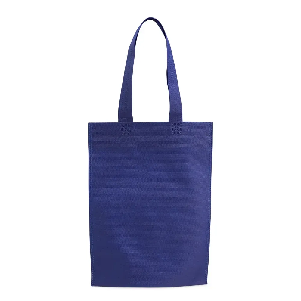 Sacola de TNT personalizada resistente à água, cor azul escuro