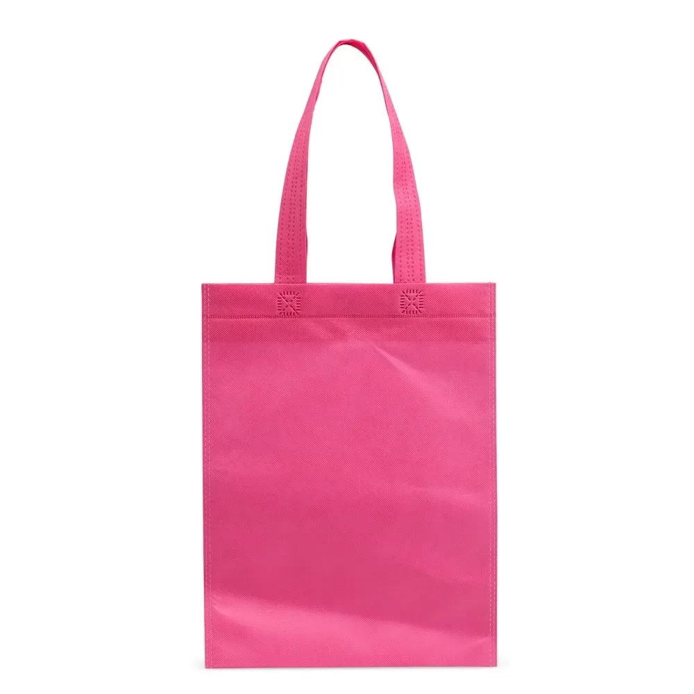 Sacola de TNT personalizada resistente à água, cor pink