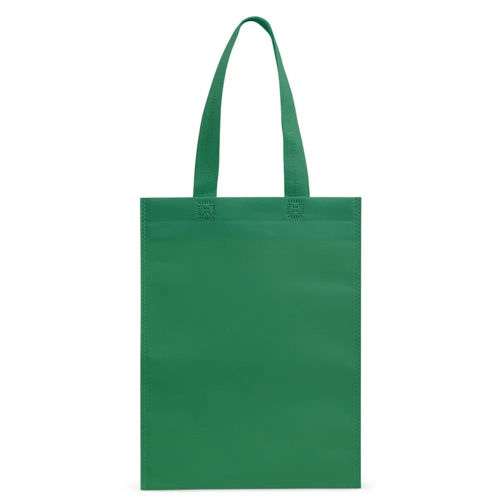 Sacola de TNT personalizada resistente à água, cor verde escuro