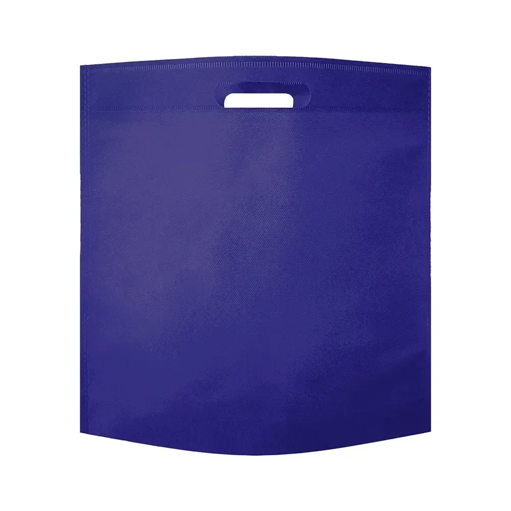 Sacola de TNT personalizada sem alça, cor azul escuro