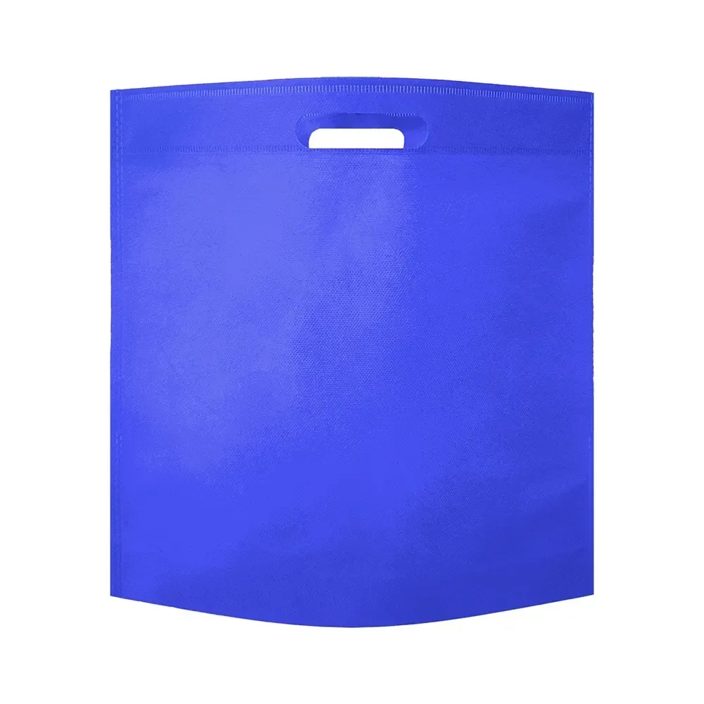 Sacola de TNT personalizada sem alça, cor azul royal