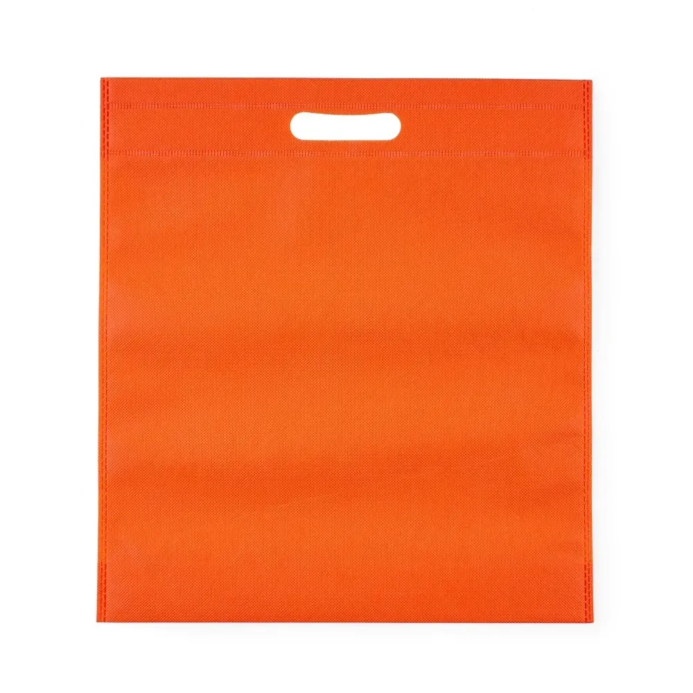 Sacola de TNT personalizada sem alça, cor laranja