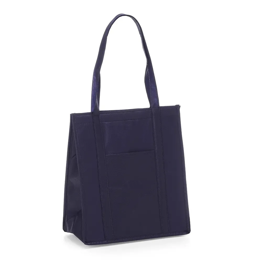 Sacola térmica em TNT personalizada 18 litros, cor azul