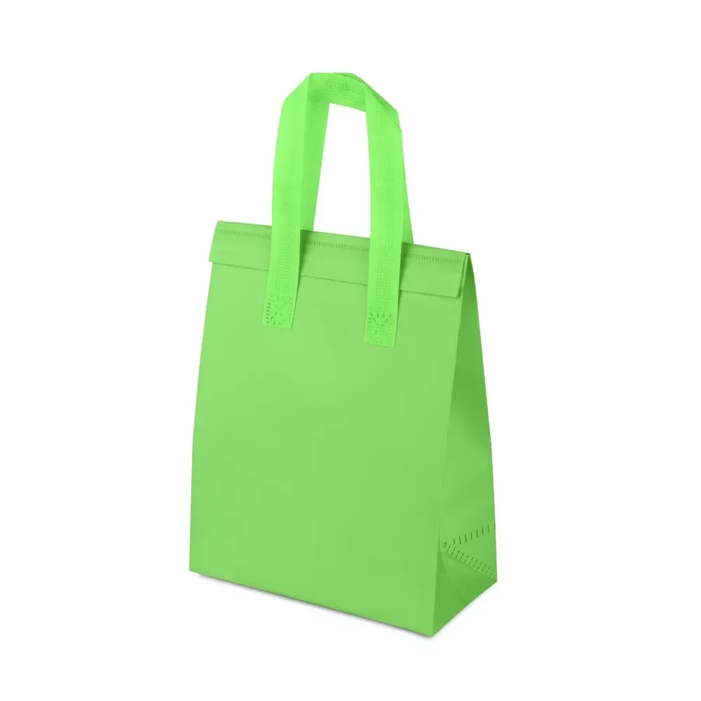 Sacola térmica em TNT personalizada 5 litros, cor verde