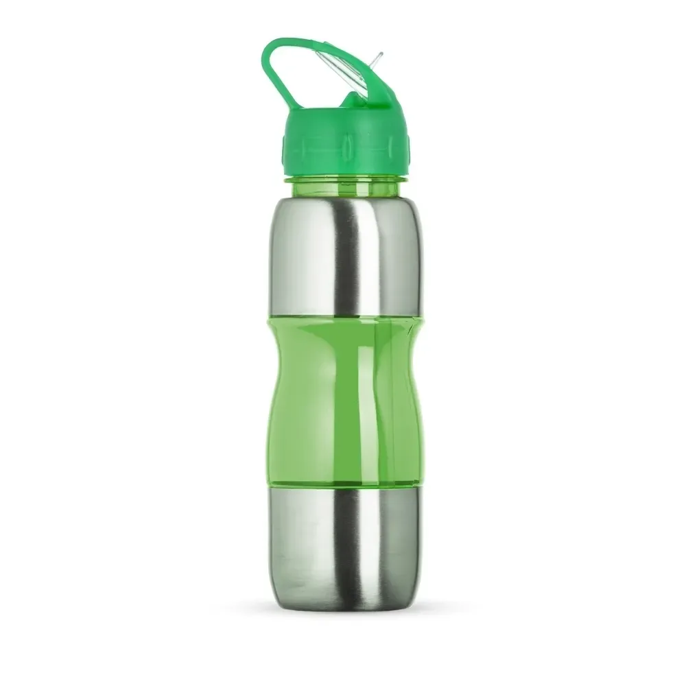 Squeeze de alumínio 600ml personalizado verde