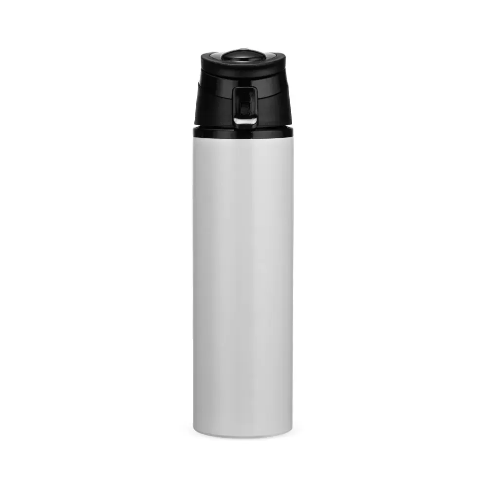 Squeeze de alumínio 650ml com alça retrátil branco