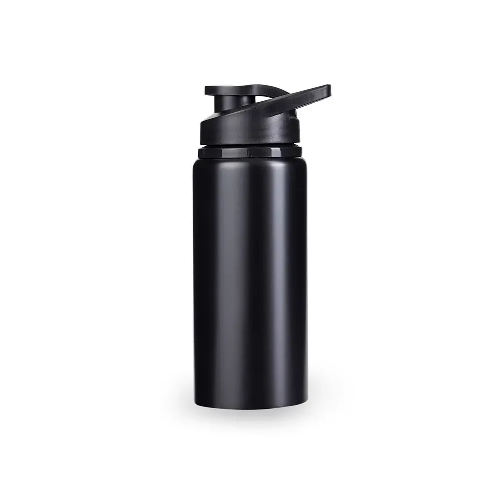 Squeeze de alumínio 650ml acabamento brilhante preto