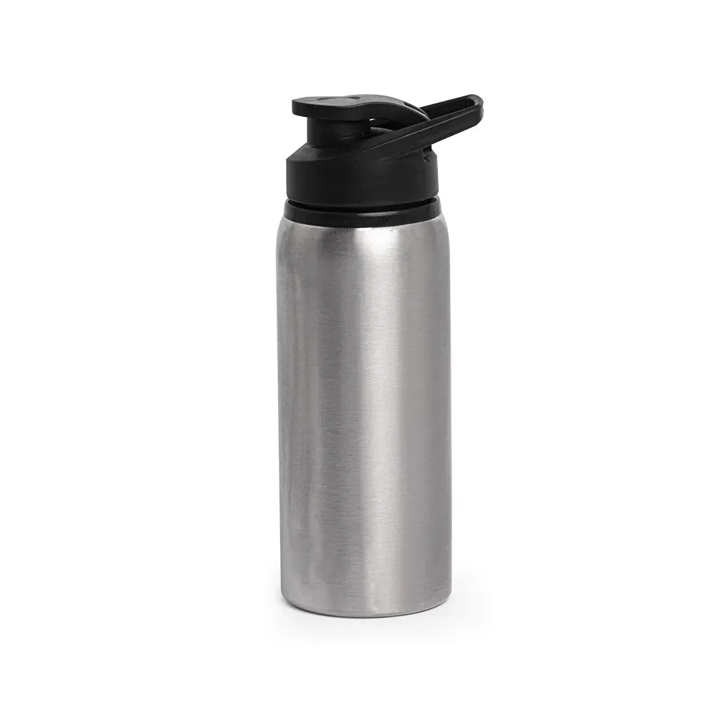 Squeeze de alumínio 650ml acabamento fosco inox