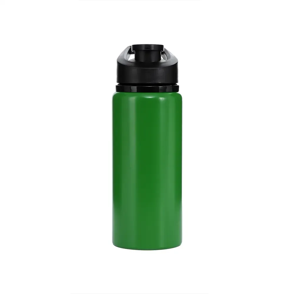 Squeeze de alumínio 650ml acabamento fosco leitoso verde