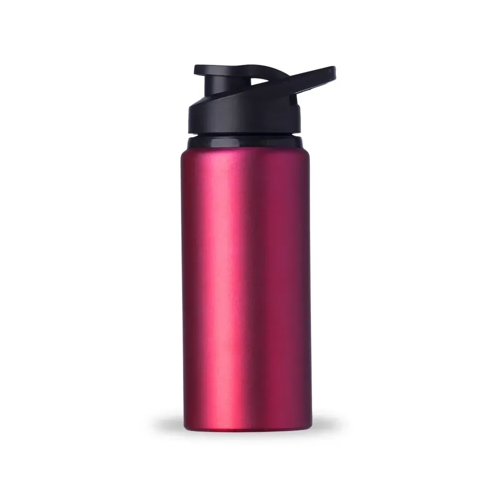 Squeeze de alumínio 650ml acabamento fosco rosa
