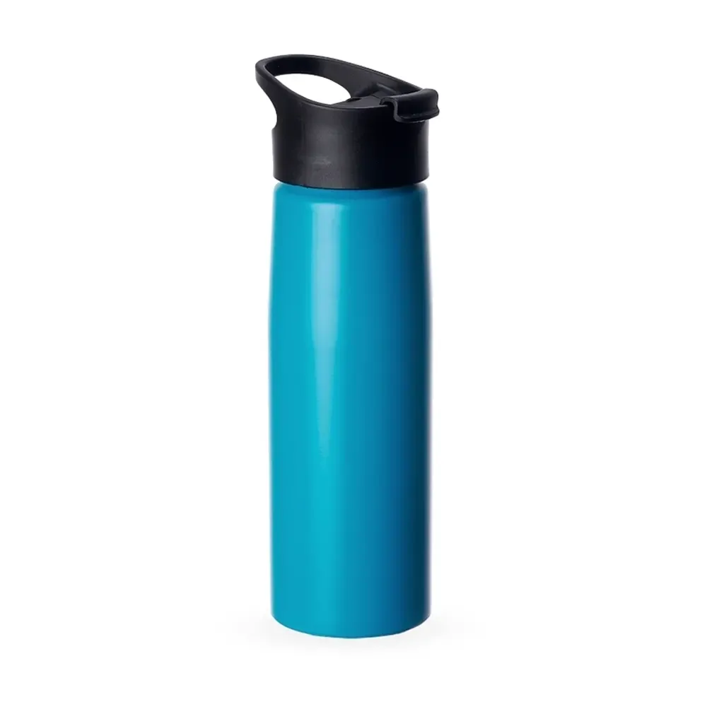 Squeeze alumínio personalizado 750ml, azul claro
