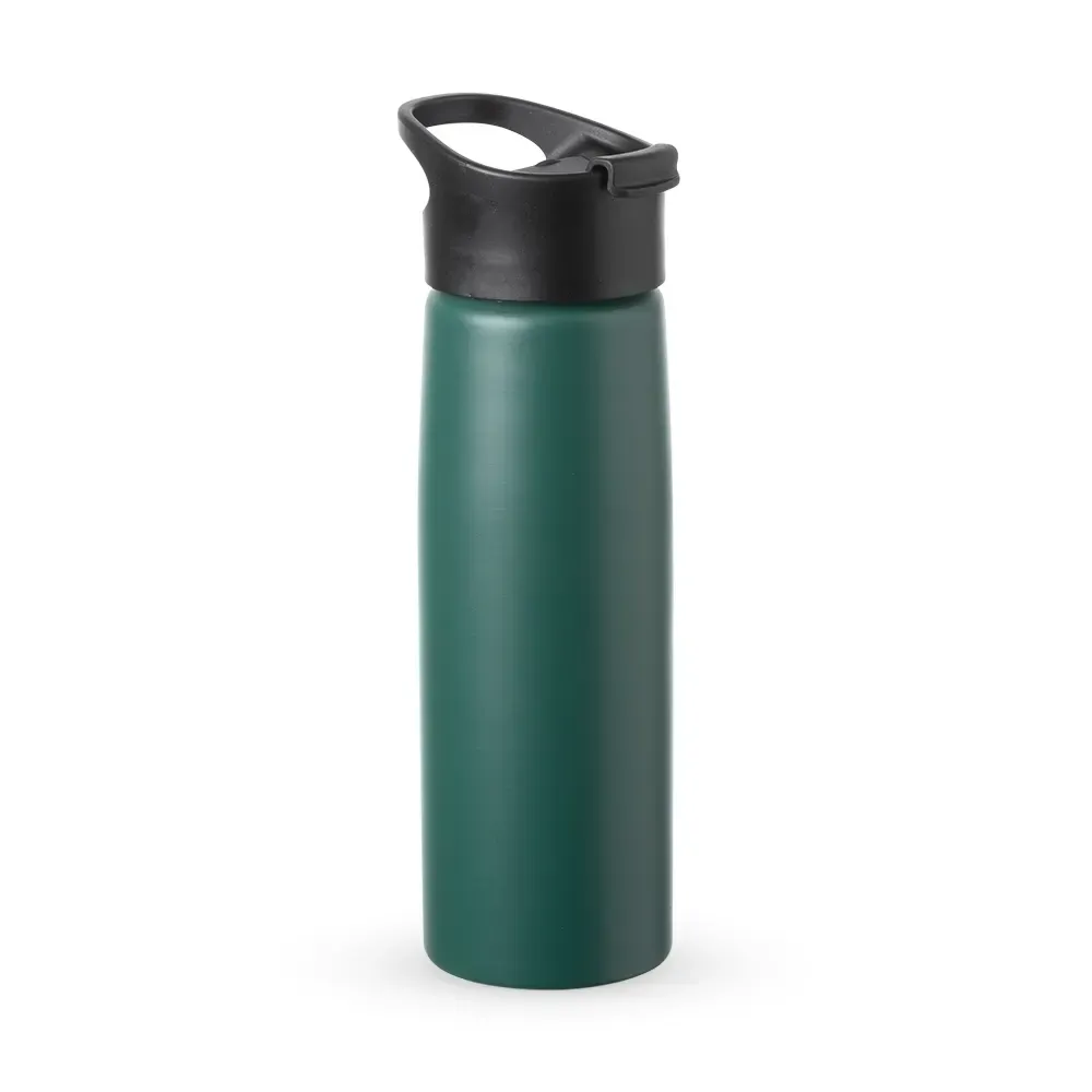 Squeeze alumínio personalizado 750ml, verde escuro