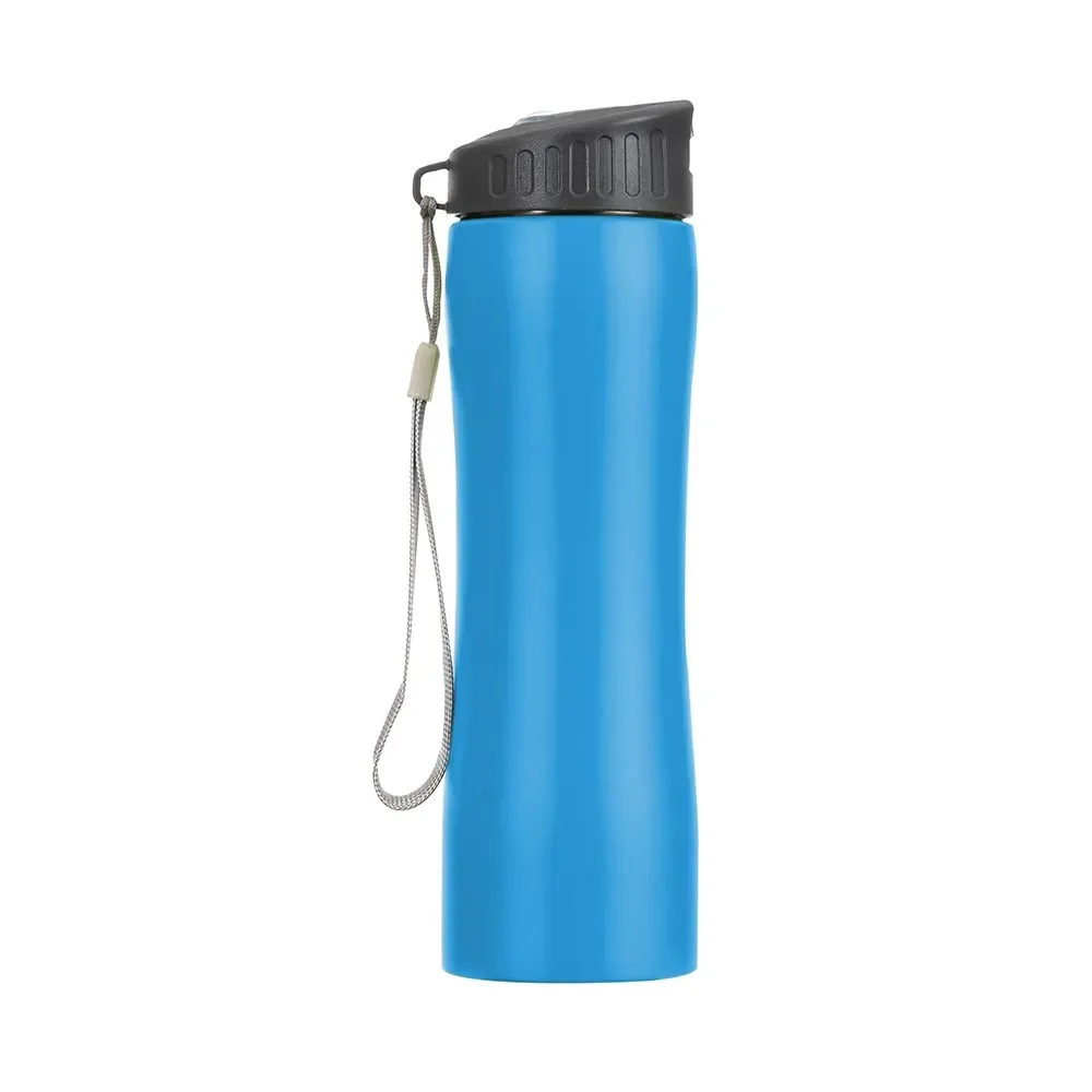 Squeeze inox personalizado 600ml, azul claro