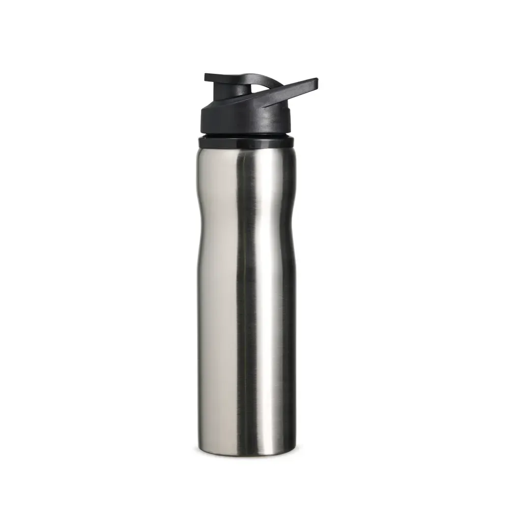 Squeeze inox personalizado 750ml, acabamento inox