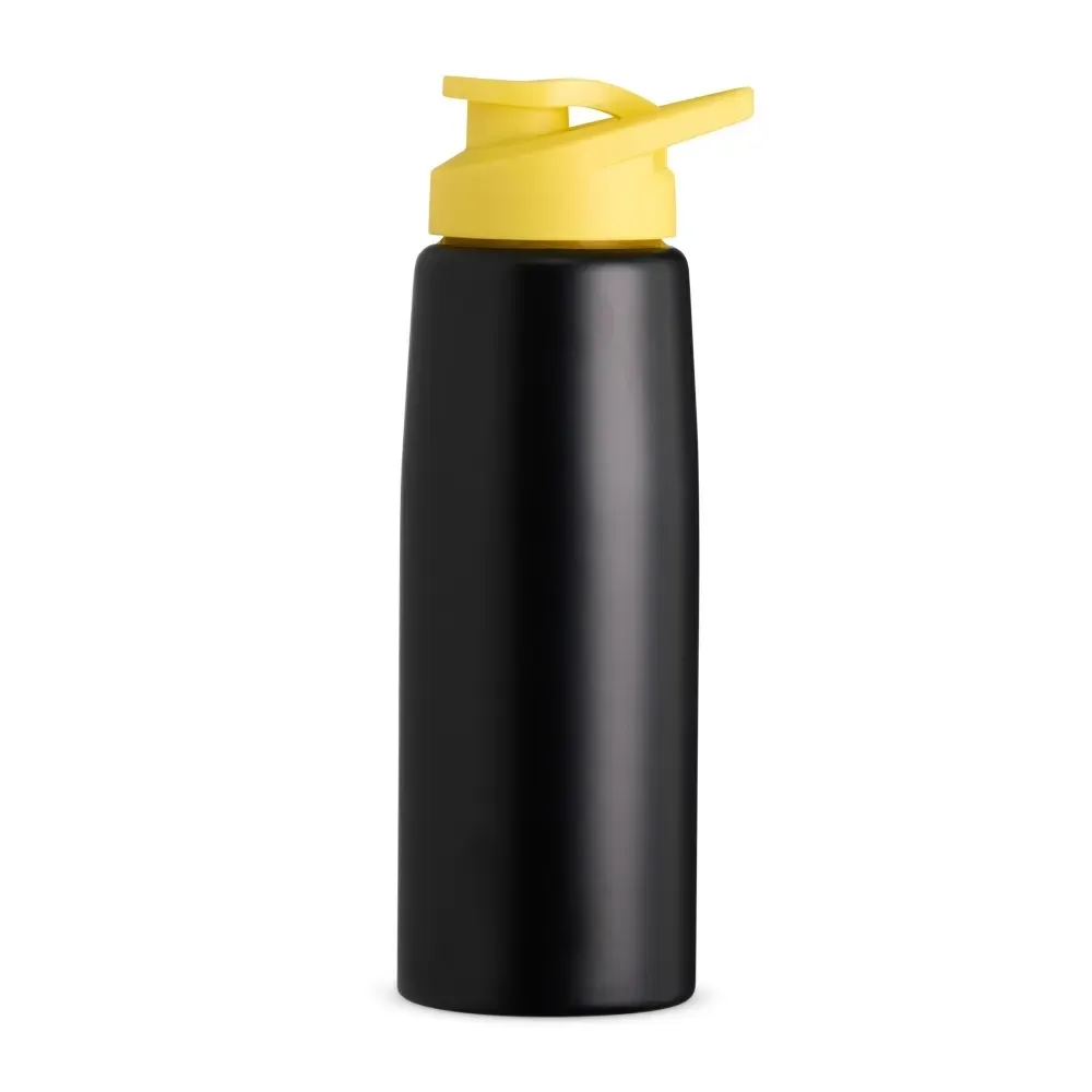 Squeeze inox 880ml personalizado, amarelo