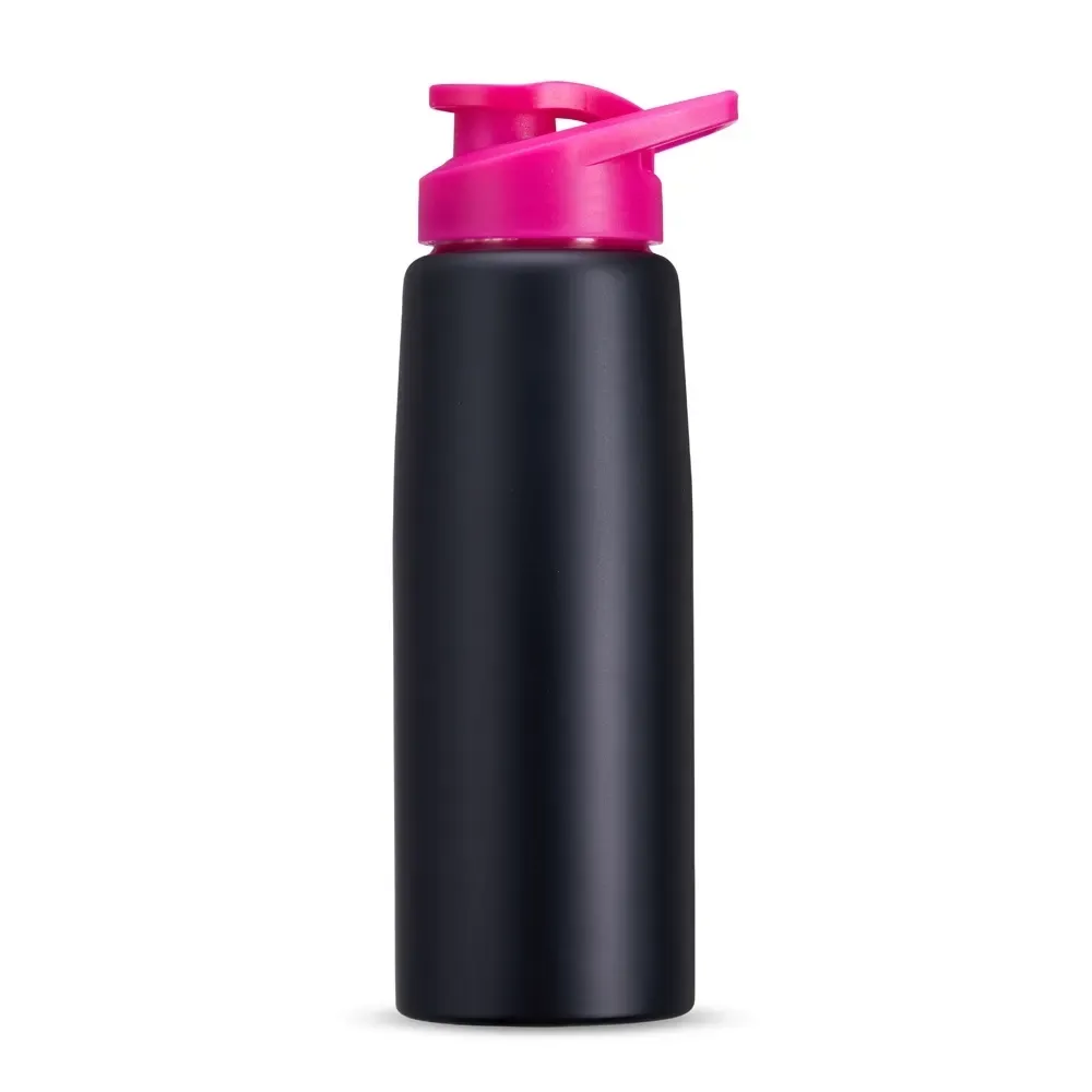 Squeeze inox 880ml personalizado, rosa escuro