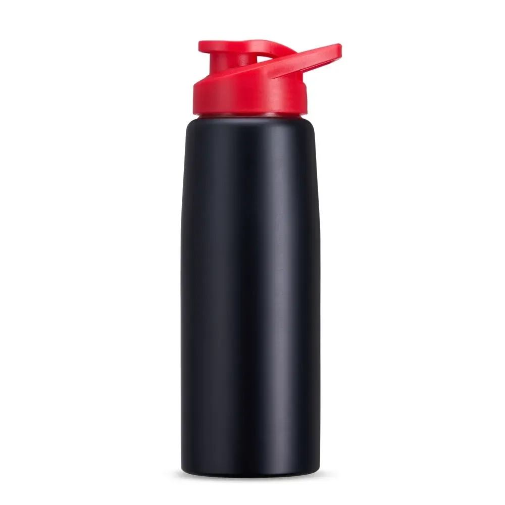 Squeeze inox 880ml personalizado, vermelho