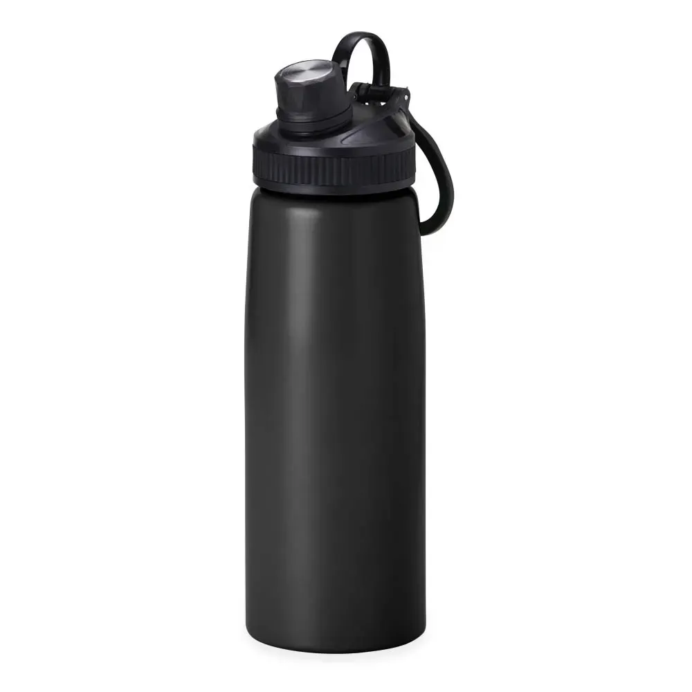 Squeeze inox personalizado 900ml, preto