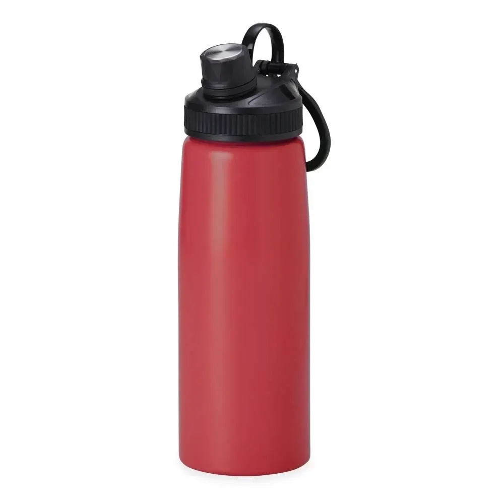 Squeeze inox personalizado 900ml, vermelho