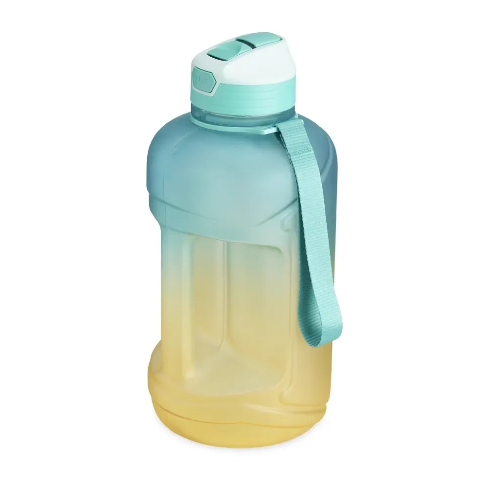Squeeze PETG 2,2 litros com bico flip personalizado, verde