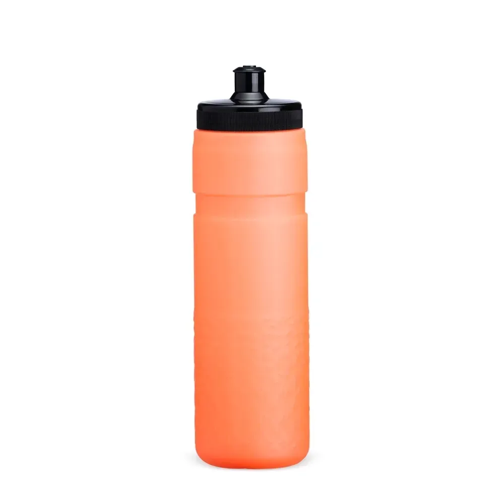 Squeeze PEVA parede dupla personalizado 500ml, laranja com preto