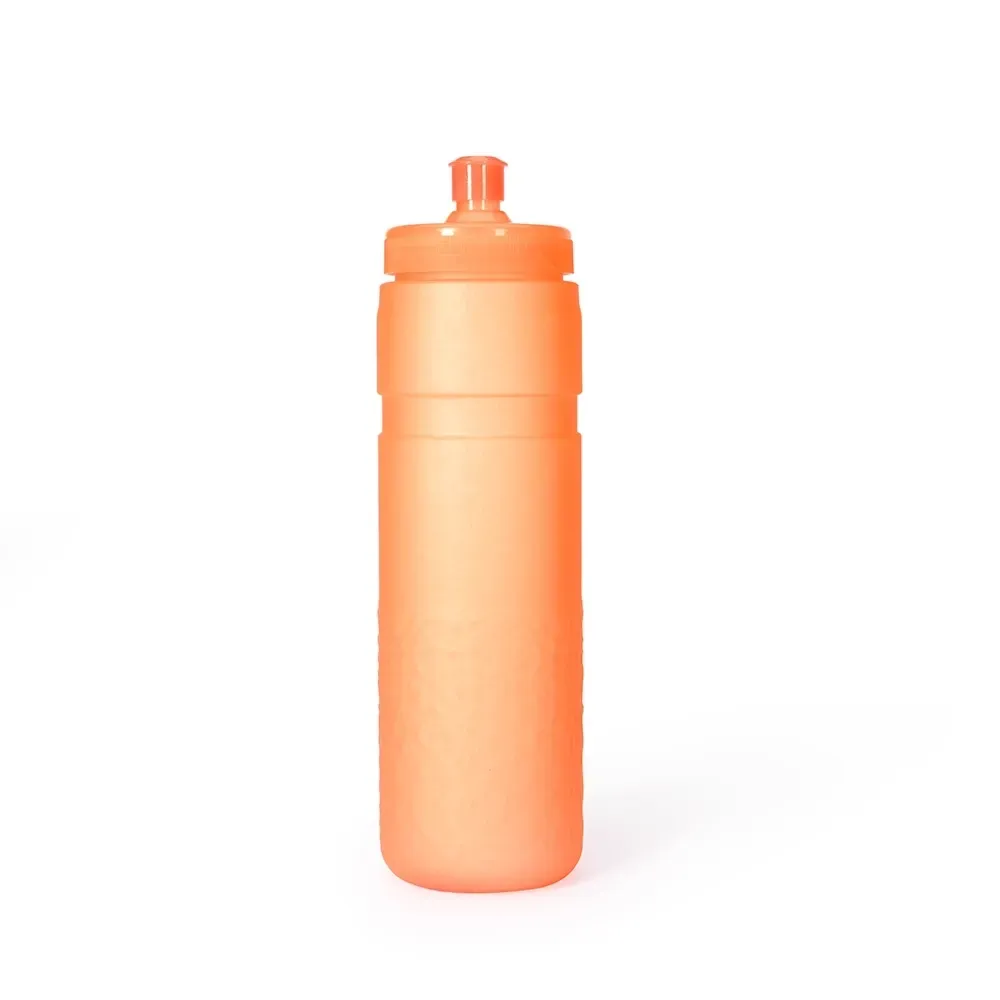 Squeeze PEVA parede dupla personalizado 500ml, laranja