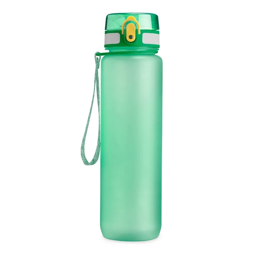 Squeeze plástico personalizado 1 litro com acionamento automático, verde