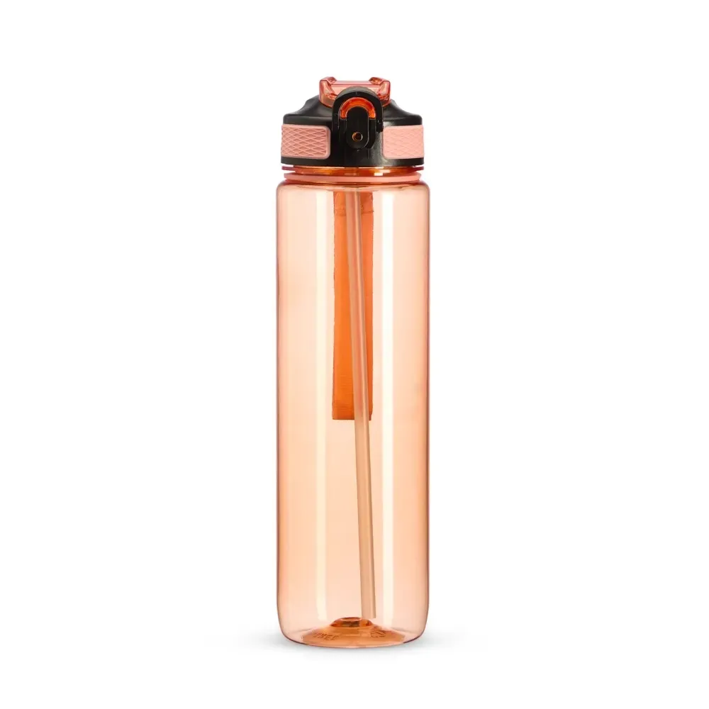 Squeeze plástico 1 litro personalizado laranja