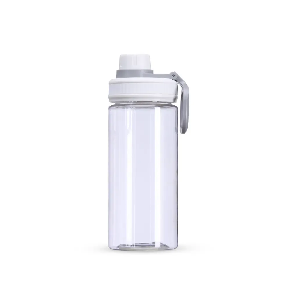 Squeeze plástico personalizado 500ml com alça, branco