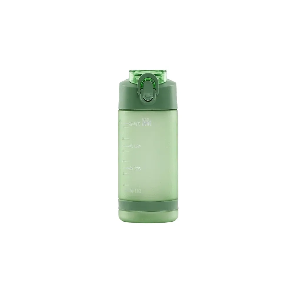 Squeeze plástico 550ml com bico de canudo verde