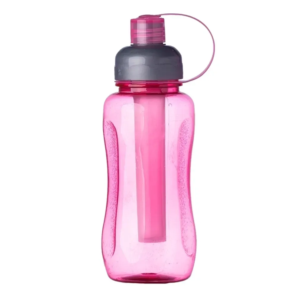 Squeeze plástico 600ml ice bar rosa claro
