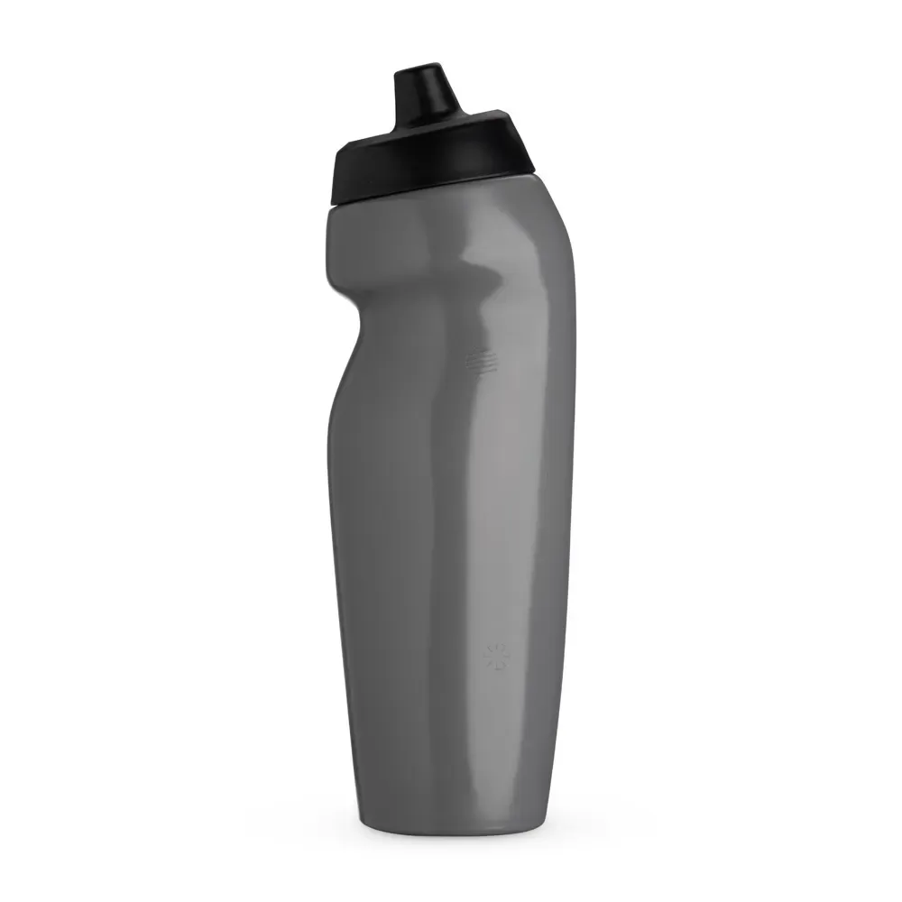 Squeeze plástico 640ml com bico de válvula personalizado, cinza