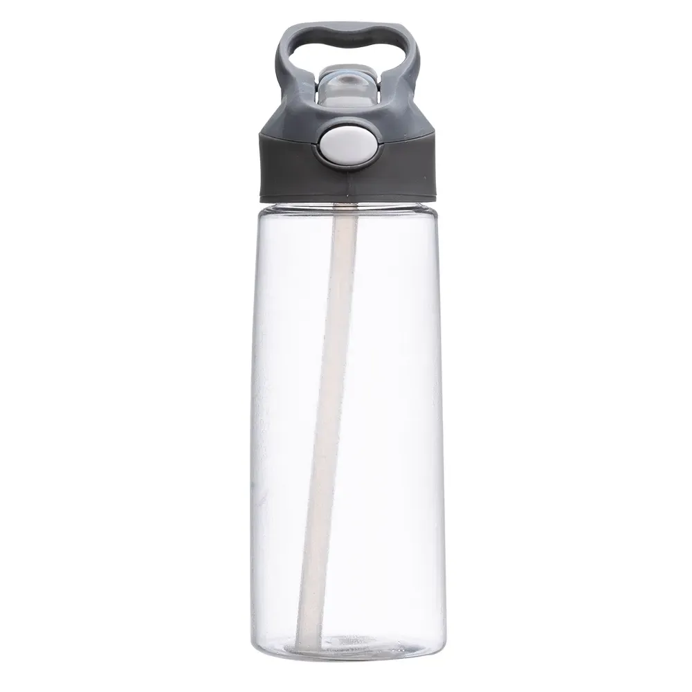 Squeeze plástico personalizado 650ml com acionador, transparente