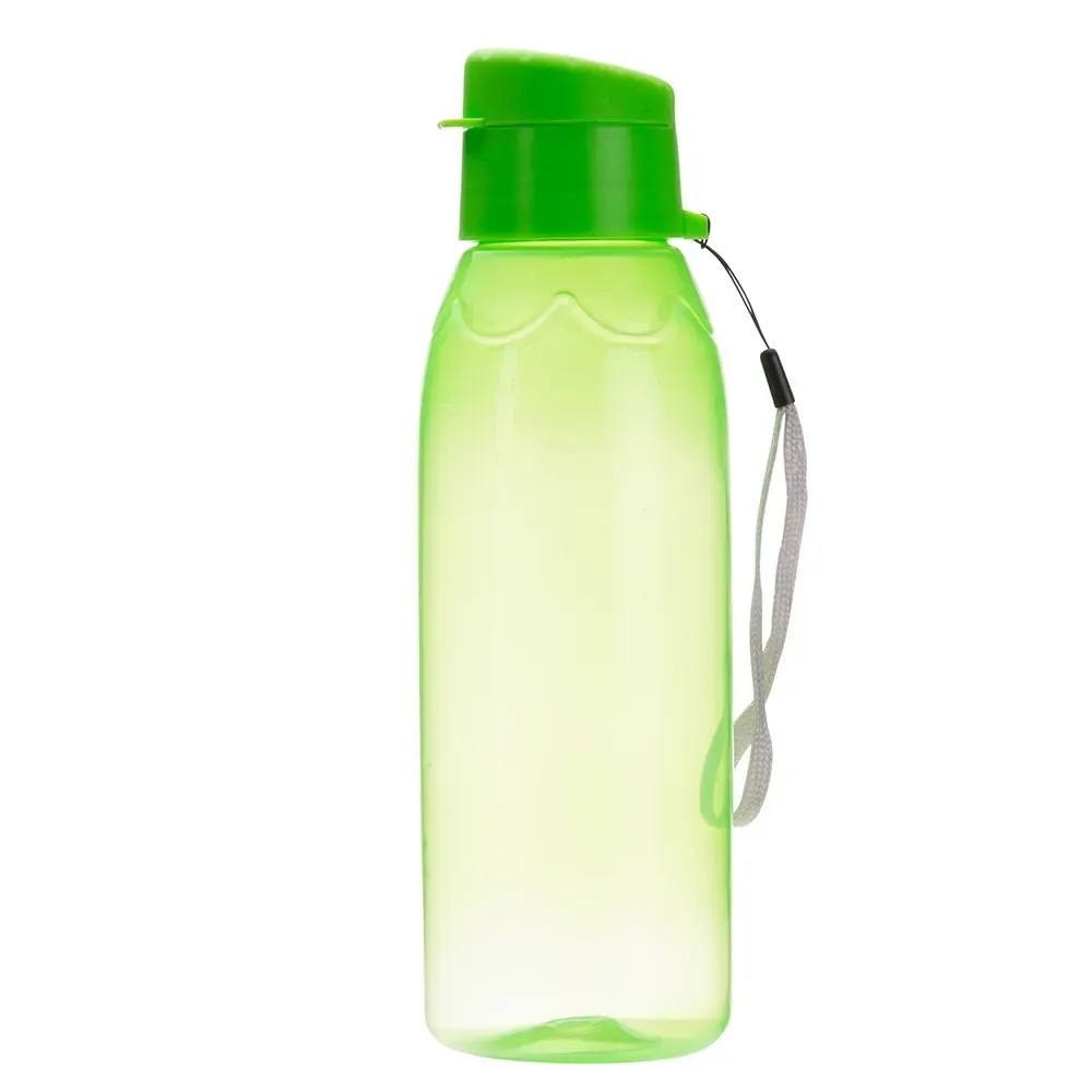 Squeeze plástico personalizado 700ml livre de BPA, verde