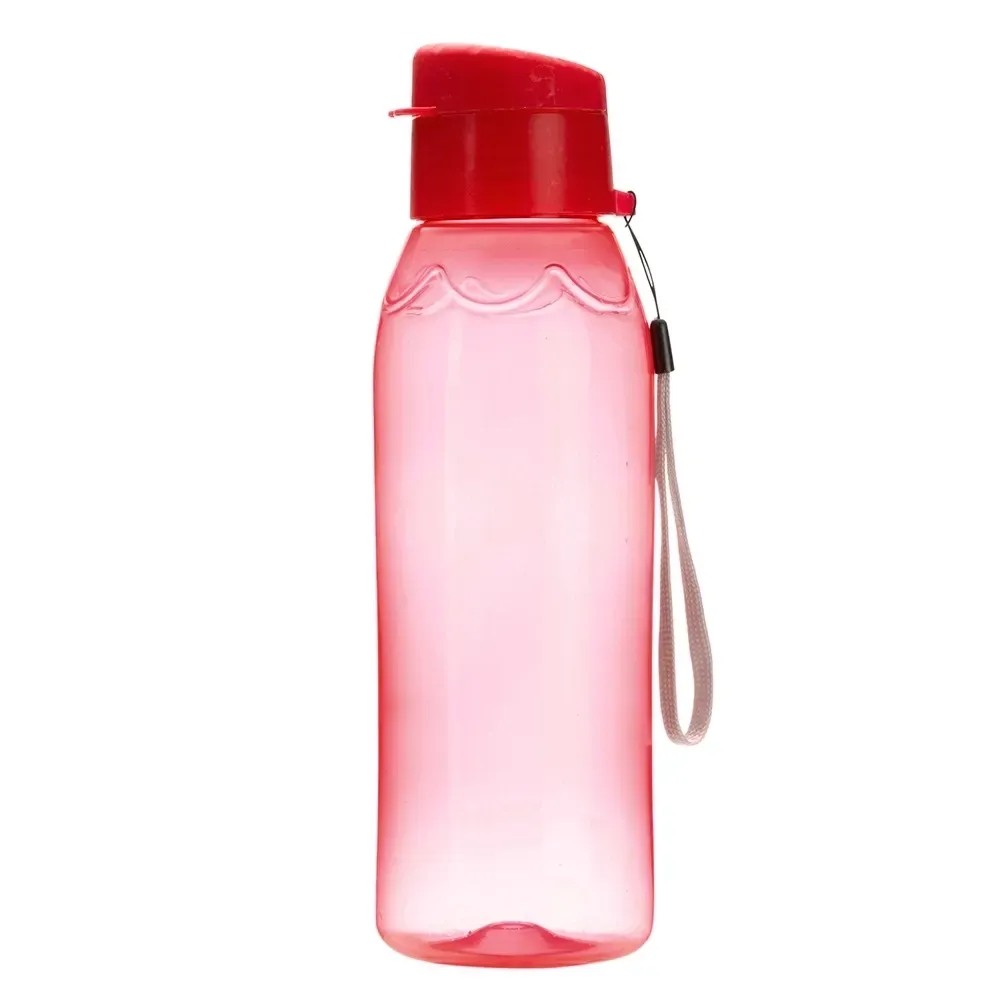 Squeeze plástico personalizado 700ml livre de BPA, vermelho