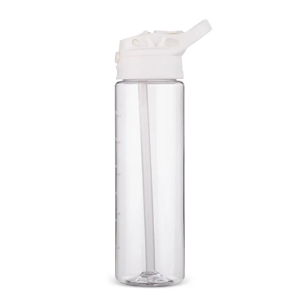 Squeeze plástico 700ml com botão de acionamento branco