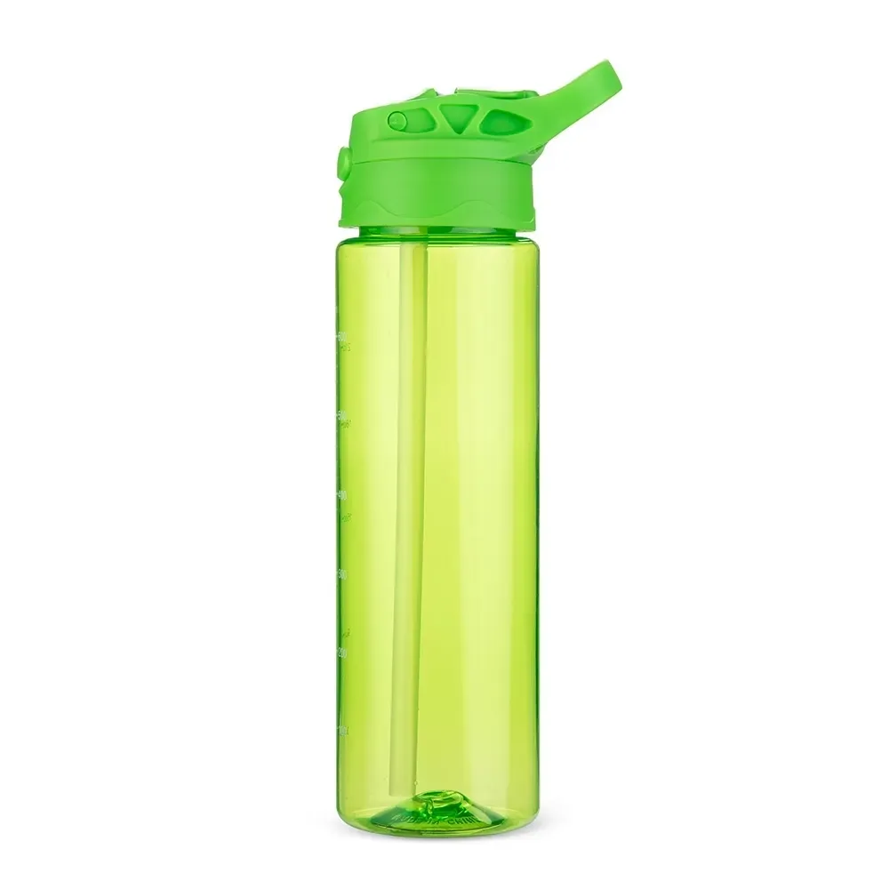 Squeeze plástico 700ml com botão de acionamento verde
