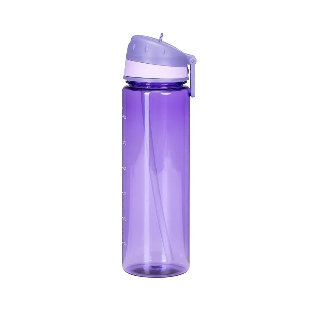 Squeeze plástico 700ml com bico flip lilás